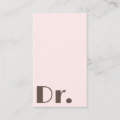 Medische Artsen Gezondheidszorg Schoon Lichtroze Visitekaartje (Voorkant)