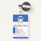 Medische artsenbadge badge (Achterkant met intrekbare)