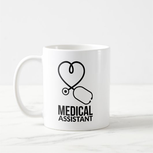 Medische assistent anesthesist Pensioencadeau Koffiemok (Links)