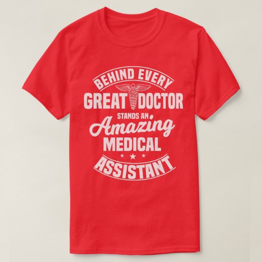 Medische assistent-arts Klinische Beroepsbeoefenaa T-shirt (Design voorkant)