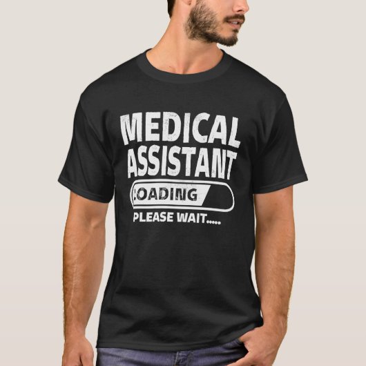 Medische assistent bij laden Medische Stu T-shirt (Voorkant)
