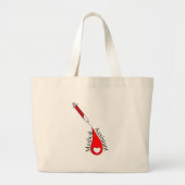Medische assistent Bloed Slagkunst Grote Tote Bag (Voorkant)