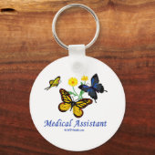 Medische assistent Butterfly Sleutelhanger (Voorkant)