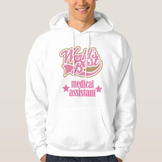Medische assistent-cadeau (beste werelden) hoodie (Voorkant)