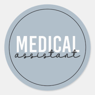 Medische assistent   Clinical Assistant Gift Ronde Sticker