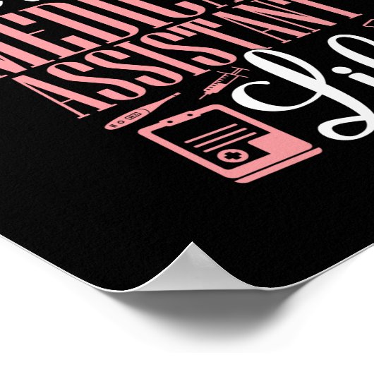 Medische assistent Cma die deze medische Poster (Hoek)