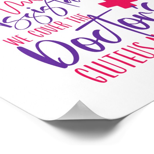 Medische assistent Cma Medische assistent We Hoesj Poster (Hoek)