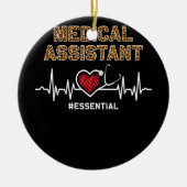 Medische assistent #Essential Stethoscoop hartslag Keramisch Ornament (Voorkant)
