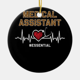 Medische assistent #Essential Stethoscoop hartslag Keramisch Ornament
