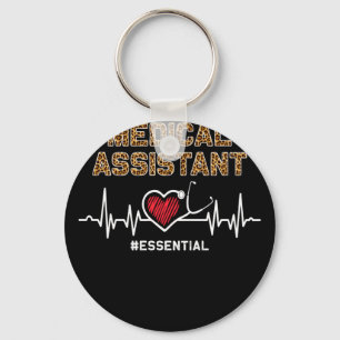 Medische assistent #Essential Stethoscoop hartslag Sleutelhanger