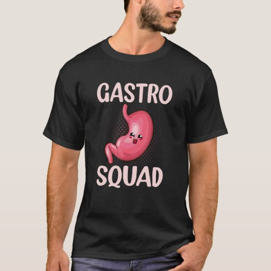 Medische assistent Gastro Squad en Gastro-enterolo T-shirt (Voorkant)
