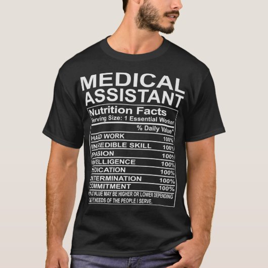 Medische assistent geeft waardering Funny Premium T-shirt (Voorkant)