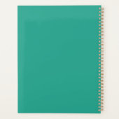 Medische assistent Groene Floral - Aangepast Planner (Achterkant)