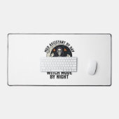 Medische Assistent Halloween Heks Vintage Gravure Bureaumat (Keyboard & Muis)