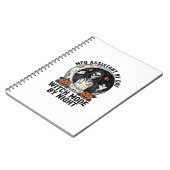 Medische Assistent Halloween Heks Vintage Gravure Notitieboek (Linkerzijde)