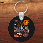 Medische Assistent Halloween Zombie Kostuum Enge P Sleutelhanger (Voorkant)