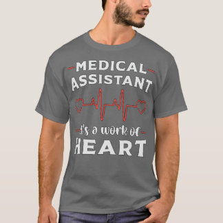 Medische assistent Hartarts geneeskundige verpleeg T-shirt