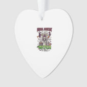 Medische Assistent Heks Skelet Spuit Ketel Ornament (voorkant)