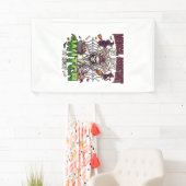 Medische Assistent Heks Skelet Spuit Ketel  Spandoek (Insitu)