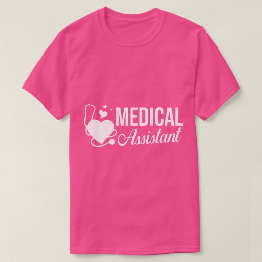 Medische assistent Klinische verpleegkunde T-shirt (Design voorkant)