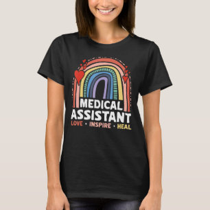 Medische assistent-liefdesgeïnspire ziekteverwekke t-shirt