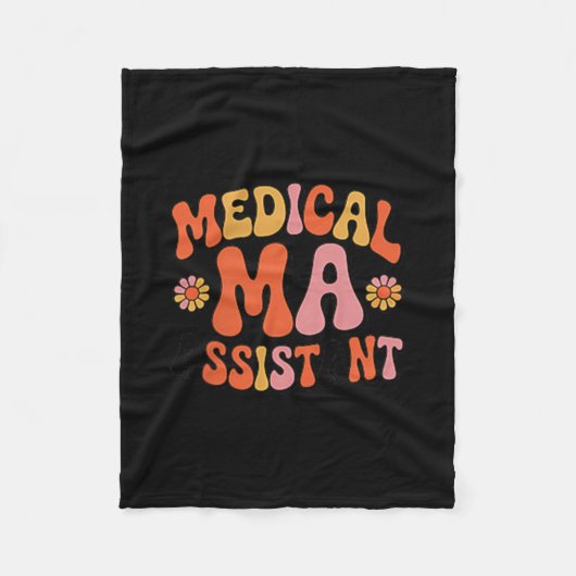 Medische Assistent Ma Cma Verpleegkundige Dokter A Fleece Deken (Voorkant)