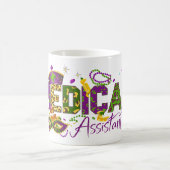 Medische Assistent - Mardi Gras Koffiemok (Center)