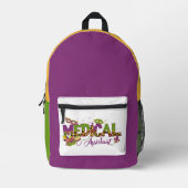 Medische Assistent - Mardi Gras Rugzak (Voorkant)