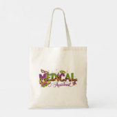 Medische Assistent - Mardi Gras Tote Bag (Achterkant)
