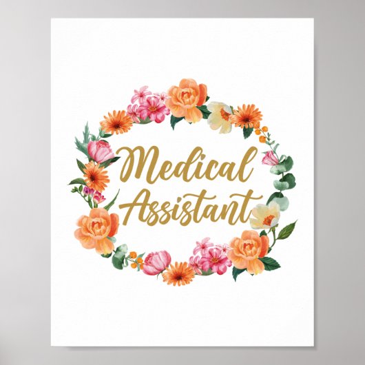 Medische assistent medische assistent medische ass poster (Voorkant)