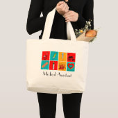 Medische assistent Pop Art Canvas tas (Voorkant (product))