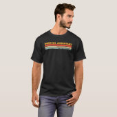 Medische assistent Retro loopbaantitel Professi T-shirt (Voorkant volledig)
