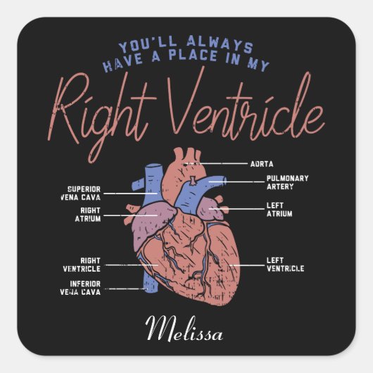 Medische assistent Verpleegkundige EMT Paramedisch Vierkante Sticker (Voorkant)