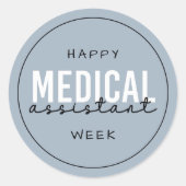 Medische assistent-week | Klinische assistent Ronde Sticker (Voorkant)