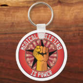 Medische assistentie is kracht sleutelhanger (Voorkant)