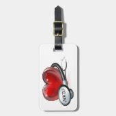 Medische Bagagezak/Tas Label Bagagelabel (Voorkant verticaal)