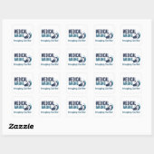 Medische Beeldvorming Diagnostisch Ontwerp Vierkante Sticker (Vel)
