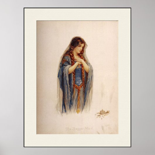 Medische "Beggar Maid"-druk Poster (Voorkant)