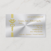 Medische benodigdheden met Caduceus - schoon ontwe Visitekaartje (Voorkant)