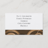 Medische Benoemkaart Abstract Afsprakenkaartje (Achterkant)