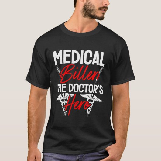Medische Biller De Doctor's Hero Ziekenhuis Billin T-shirt (Voorkant)