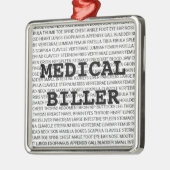 Medische Biller Medische Terminologie Kerstmis Metalen Ornament (Links)