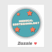 Medische biotechnologie sticker (Vel)