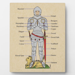 Medische Bord Armor Circa 1430 Fotoplaat