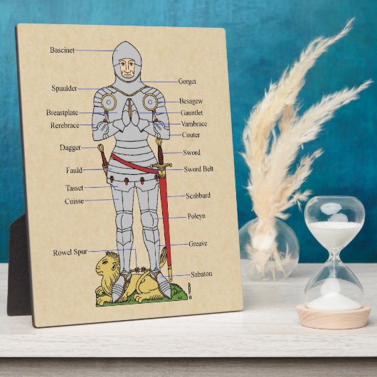 Medische Bord Armor Circa 1430 Fotoplaat (Zijkant)