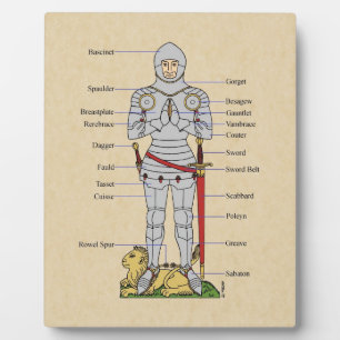 Medische Bord Armor Circa 1430 Fotoplaat