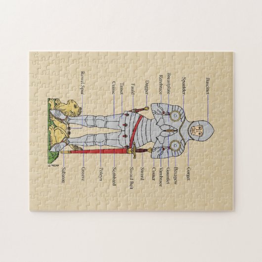 Medische Bord Armor Circa 1430 Legpuzzel (Horizontaal)