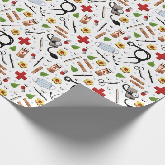 Medische cadeau cadeaupapier (Hoek)