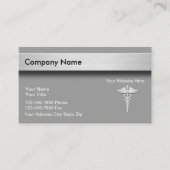 Medische Caduceus Healthcare Visitekaartjes (Voorkant)