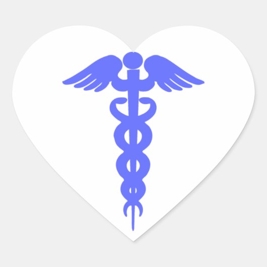 Medische Caduceus Sticker - SRF (Voorkant)